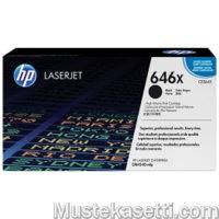 HP CE264X musta original laserkasetti 17.000 sivua 646X Mustekasetti.com