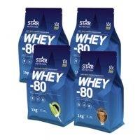 Whey-80 Mix&Match, 4x1kg, Star Nutrition