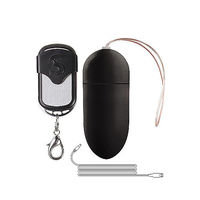 Rechargeable Vibrating Egg, 10-Speed, Musta, Shots Toys