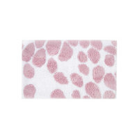 Vallila Puuska kylpymatto 50 x 80 cm, rosa ja valkoinen, Vallila Interior