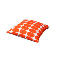 Mette Ditmer Ellipse-tyynynpäällinen, 45 x 45 cm oranssivalkoinen, Mette Ditmer