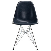 Vitra Eames DSR Fiberglass tuoli, navy blue - musta