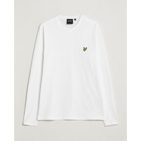 Lyle & Scott Plain Long Sleeve Cotton T-Shirt White
