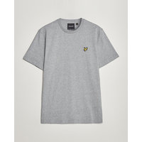 Lyle & Scott Crew Neck Organic Cotton T-Shirt Mid Grey Marl